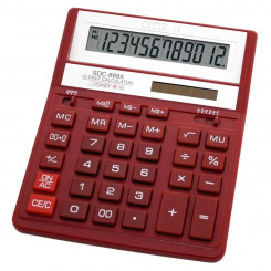 Финансовый калькулятор Citizen SDC-888X 15,8 x 20,3 x 3,1 см Punane Plastmass