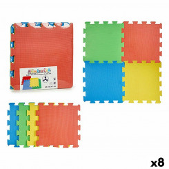 Puzzle Carpet Multicolor EVA Rubber (8 Units)