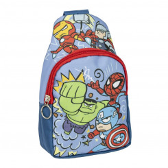 Children's backpack The Avengers Belt bags Blue 13 x 23 x 7 cm