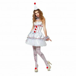 Masquerade Costume for Adults My Other Me Mysterious Lady Female Clown (4 Pieces, Parts)