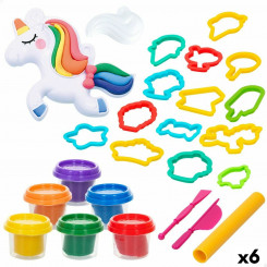 Plastic line game PlayGo Unicorn (6 Units)