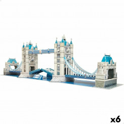 3D Pusle Colorbaby Tower Bridge 120 Tükid, osad 77,5 x 23 x 18 cm (6 Ühikut)