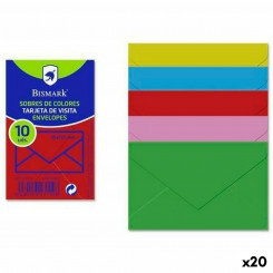 Envelopes Bismark Paper Multicolor 7.6 x 12 cm (20 Units)