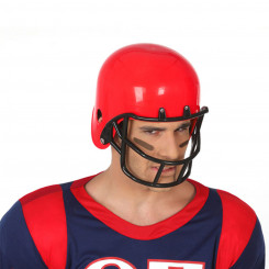 Helmet Rugby Red