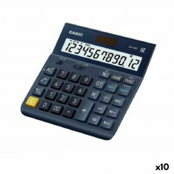 Калькулятор Casio DH-12ET Черный (10 шт.)