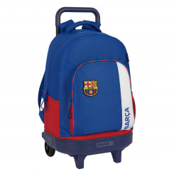 Школьная сумка на колесах FC Barcelona Blue Maroon 33 X 45 X 22 см