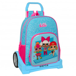 School bag with wheels LOL Surprise! Divas Blue 33 x 42 x 14 cm