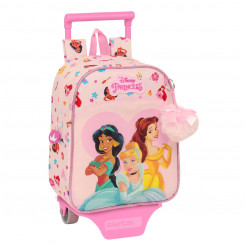 Школьная сумка на колесиках Princesses Disney Summer adventures Розовый 22 х 27 х 10 см