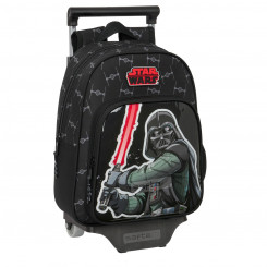 School bag with wheels Star Wars The fighter Black 27 x 33 x 10 cm