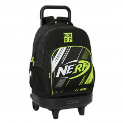 School bag with wheels Nerf Get ready Black 33 X 45 X 22 cm