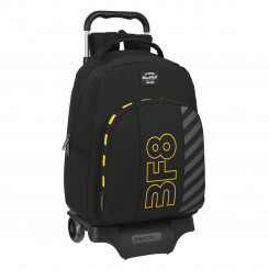 School bag with wheels BlackFit8 Zone Black 32 x 42 x 15 cm