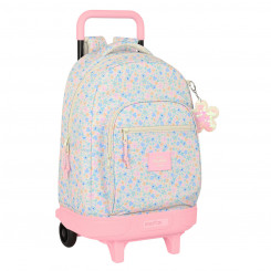 Школьная сумка на колесиках BlackFit8 Blossom Multicolor 33 X 45 X 22 см