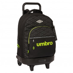 School bag with wheels Umbro Lima Black 33 X 45 X 22 cm