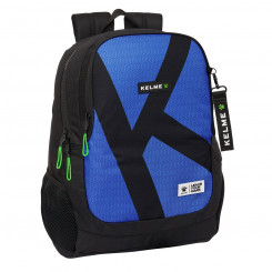 School backpack Kelme Royal Blue Black 32 x 44 x 16 cm