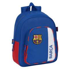 School backpack FC Barcelona Blue Maroon 27 x 33 x 10 cm