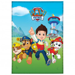 Blanket The Paw Patrol Funday 100 x 140 cm Blue Red Polyester