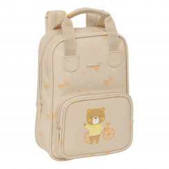 Children's backpack Safta Osito Beige 20 x 28 x 8 cm