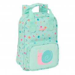 Children's backpack Safta Caracol Turquoise blue 20 x 28 x 8 cm