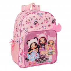 School Backpack Na!Na!Na! Surprise Fabulous Pink 33 x 42 x 14 cm