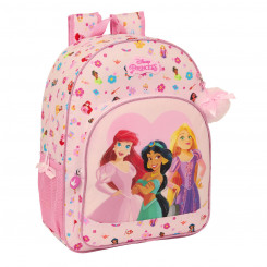 School backpack Princesses Disney Summer adventures Pink 33 x 42 x 14 cm