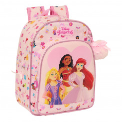 School backpack Princesses Disney Summer adventures Pink 26 x 34 x 11 cm
