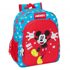 School backpack Mickey Mouse Clubhouse Fantastic Blue Red 32 X 38 X 12 cm