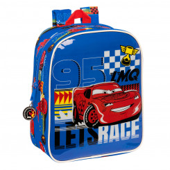 Children's backpack Cars Race ready Blue 22 x 27 x 10 cm