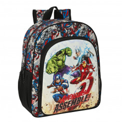 School backpack The Avengers Forever Multicolor 32 X 38 X 12 cm