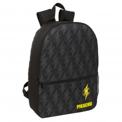 School backpack Pokémon Yellow Black 31 x 44 x 13 cm