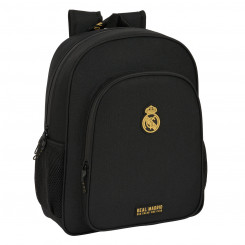 Школьный рюкзак Real Madrid CF Черный 32 X 38 X 12 см