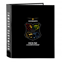 Ring binder Harry Potter House of champions Black Gray A4 27 x 33 x 6 cm