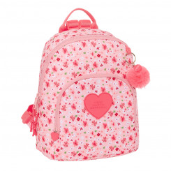 Backpack Vicky Martín Berrocal In bloom Mini Pink 25 x 30 x 13 cm