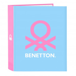 Папка-регистратор Benetton Spring Pink Небесно-голубой А4 27 x 33 x 6 см