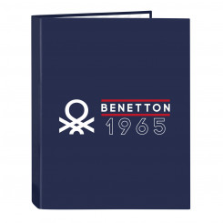 Папка-регистратор Benetton Varsity Navy blue A4 26,5 x 33 x 4 см