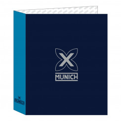 Папка на кольцах Мюнхен Nautic Темно-синий А4 27 x 33 x 6 см