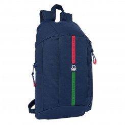 Backpack Benetton Italy Mini Navy blue 22 x 39 x 10 cm