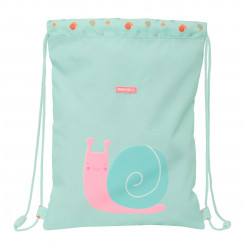 Gift bag with ribbons Safta Caracol Turquoise blue 26 x 34 x 1 cm