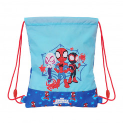 Gift bag with ribbons Spidey Blue 26 x 34 x 1 cm