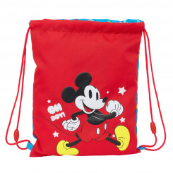 Подарочный пакет с лентами Mickey Mouse Clubhouse Fantastic Blue Red 26 x 34 x 1 см