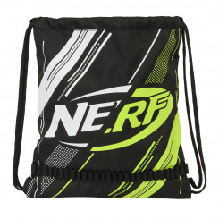 Gift bag with ribbons Nerf Get ready Black 35 x 40 x 1 cm