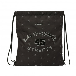 Gift bag with ribbons Safta California Black 35 x 40 x 1 cm