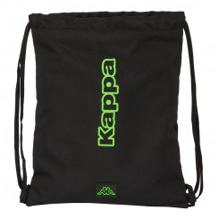 Gift bag with ribbons Kappa Black Black 35 x 40 x 1 cm