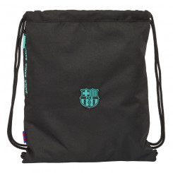 Подарочный пакет с лентами FC Barcelona Черный 35 х 40 х 1 см