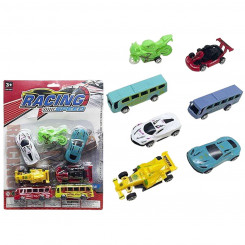 Vehicles Playset Racing Speed 7 Pieces, parts