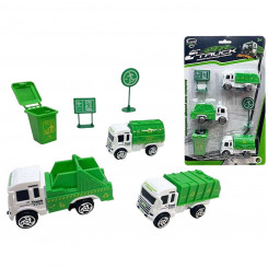 Vehicles Play Set Garbage Truck 6 Pieces, parts