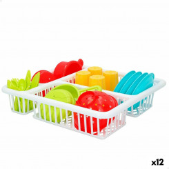 Набор детской посуды Colorbaby Toy Drainer 26 шт., детали (12 шт.)