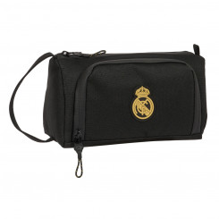 Школьная сумка с аксессуарами Real Madrid CF Black 20 x 11 x 8,5 см (32 шт., детали)
