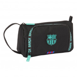 Школьная сумка с аксессуарами FC Barcelona Black 20 x 11 x 8,5 см (32 шт., детали)
