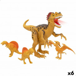 Set of figures Colorbaby 4 Pieces, parts Dinosaurs 23 x 16.5 x 8 cm (6 Units)