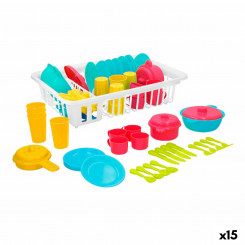 Набор детской посуды Colorbaby Toy Drainer 35 шт., детали (15 шт.)